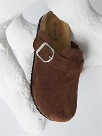 NAME IT Sandaler Avery Mules Bitter Chocolate